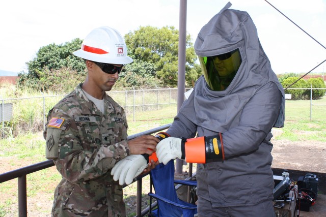 249th Engineer Battalion Substation Maintenance Keeps HMR Electrified