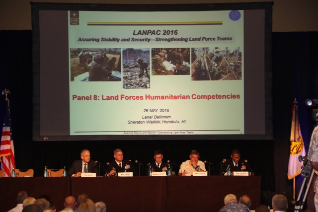 RHC-P leads discussion on land forces humanitarian competencies during LANPAC