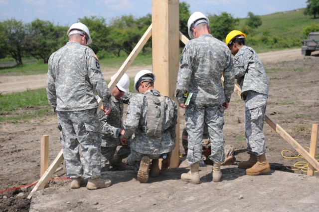 166th Engineering Company, Alabama Army National Guard Makes Large Construction Strides in Romania