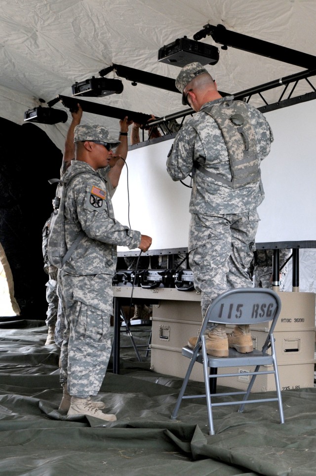 115th RSG sets up mobile command post