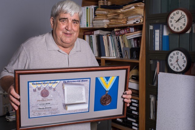 National Infantry Association honors Army researcher