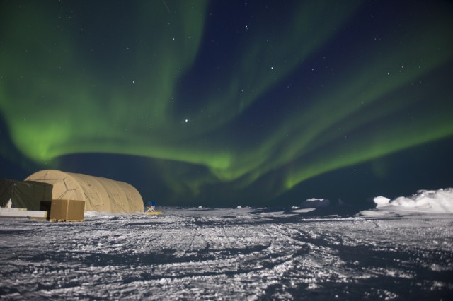 Northern Lights over Airbeam Tent 2