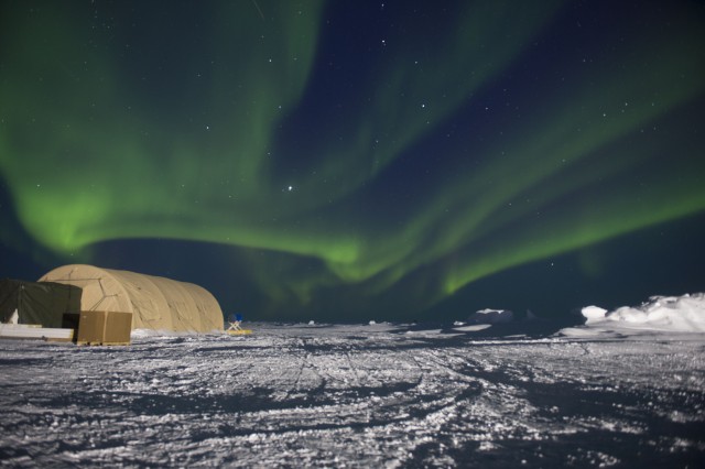 Northern Lights over Airbeam Tent 2