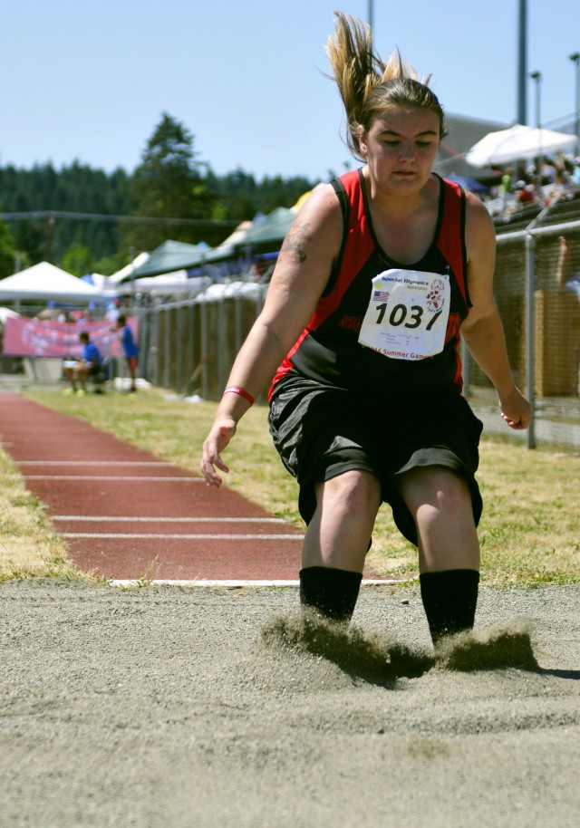 Special Olympics athletes compete in the heat
