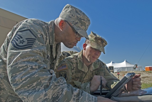 Joint Force Communication during multicomponent training event