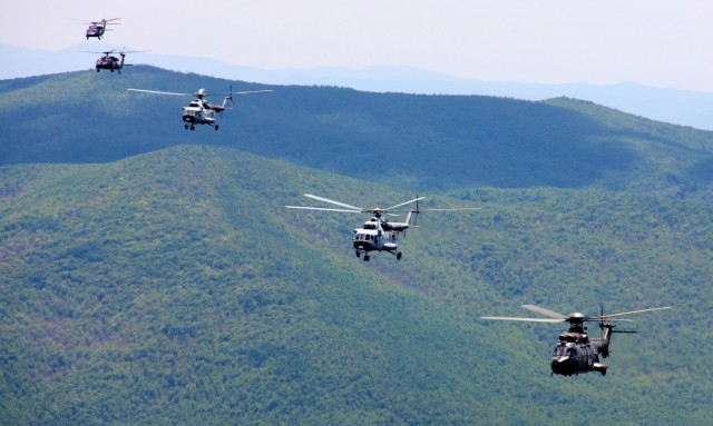 Multinational aviators exercise internal abilities in Kosovo