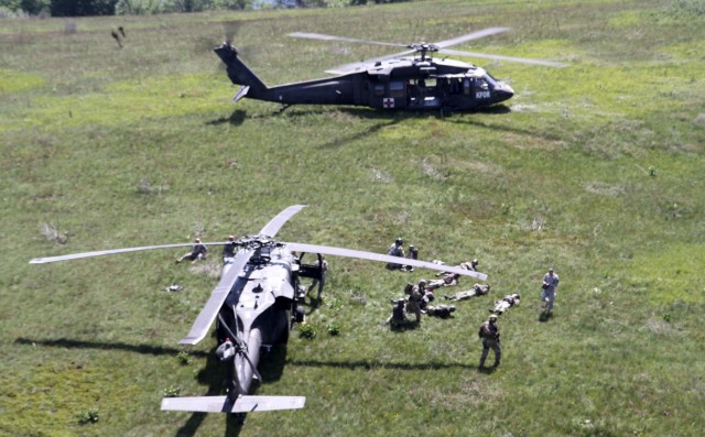 Multinational aviators exercise internal abilities in Kosovo