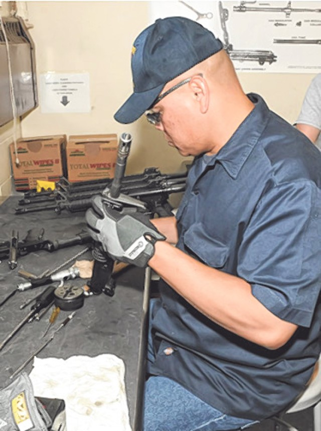 Fort Leonard Wood repair shop keeps weapons firing