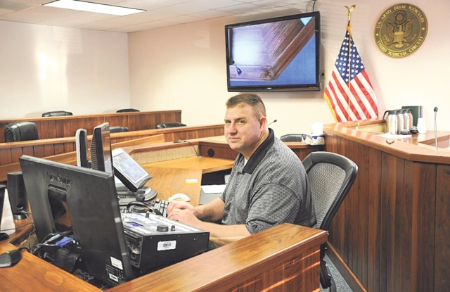 Total recall: Fort Leonard Wood court reporter records every spoken word