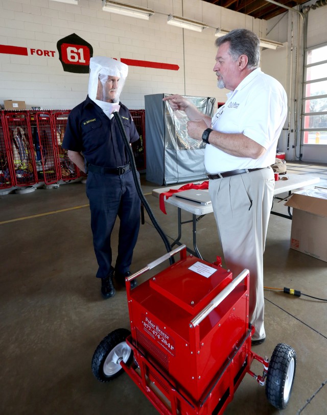 New technology will help joint base firefighters avoid heat exhaustion