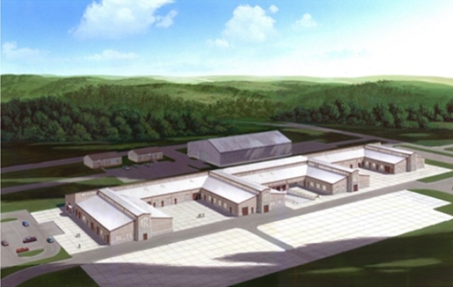 AVIATION MAINTENANCE COMPLEX RENDERING