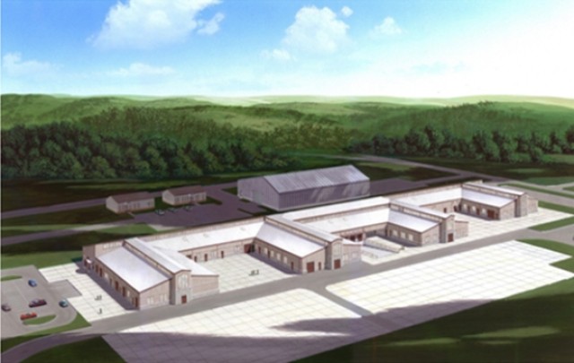 AVIATION MAINTENANCE COMPLEX RENDERING