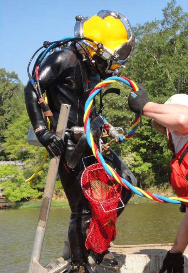 USACE Dive Team on a mission to protect federally threatened mussel