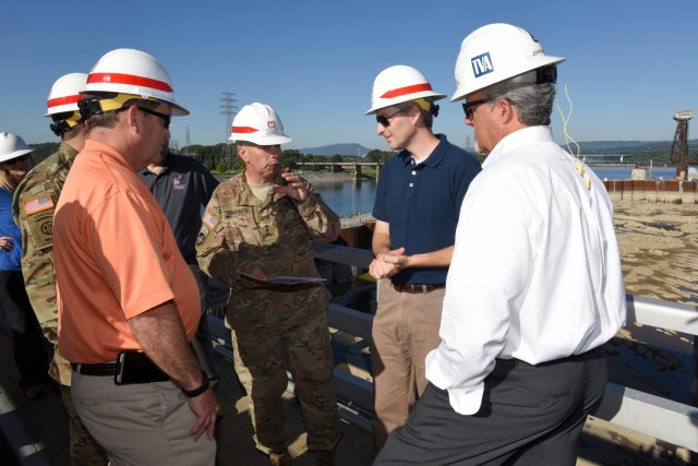 Semonite visits high visibility construction projects, says it's time to 'finish strong'