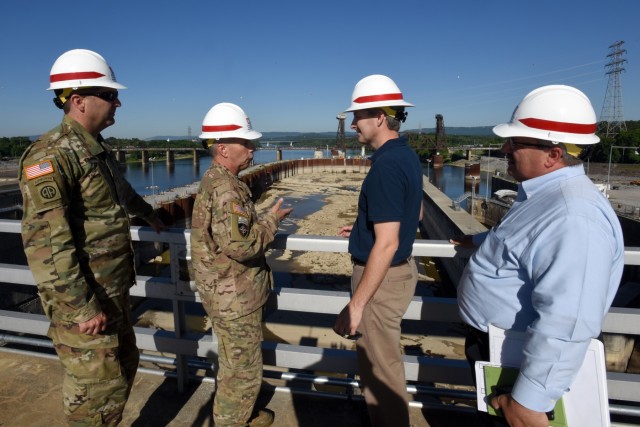 Semonite visits high visibility construction projects, says it's time to 'finish strong'
