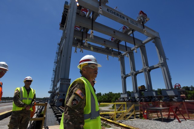 Semonite visits high visibility construction projects, says it's time to 'finish strong'