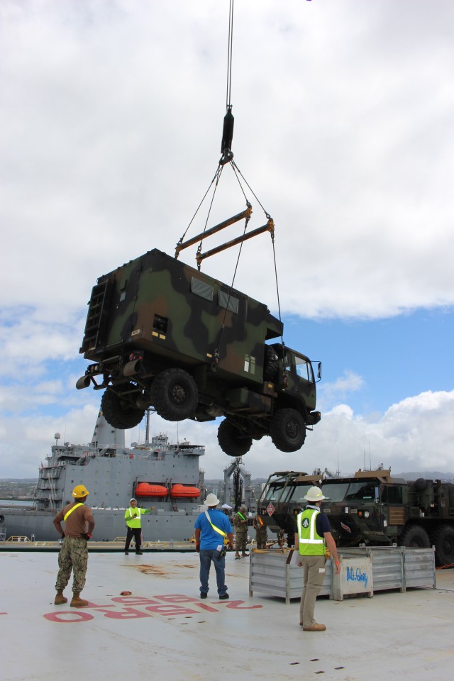 599th, tri-service crew, load 25th ID cargo at PH