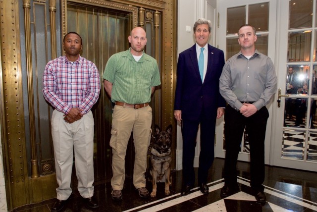720th EOD protects Secretary of State at summit