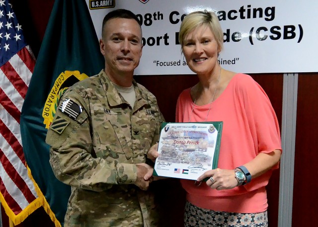 Contract specialist steps up for 401st AFSB, exemplifies teamwork