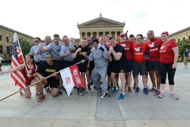 USA, SMA run 'Rocky Steps' in 'America's hometown,