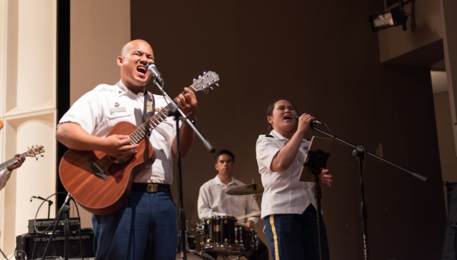 National Guard, Local Students Perform Together in Fellowship Concert