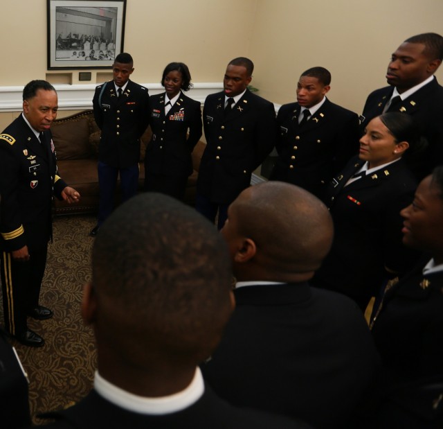 Via talks with cadets