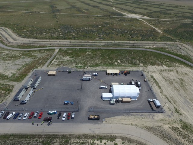 Tooele Army Depot-South, aerial view of Explosive Destruction System (EDS) site.