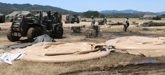 275th Quartermaster Company Soldiers staying tactically and technically trained