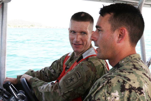 Sergeant Major of the Army in Control of Coast Guard Vessel