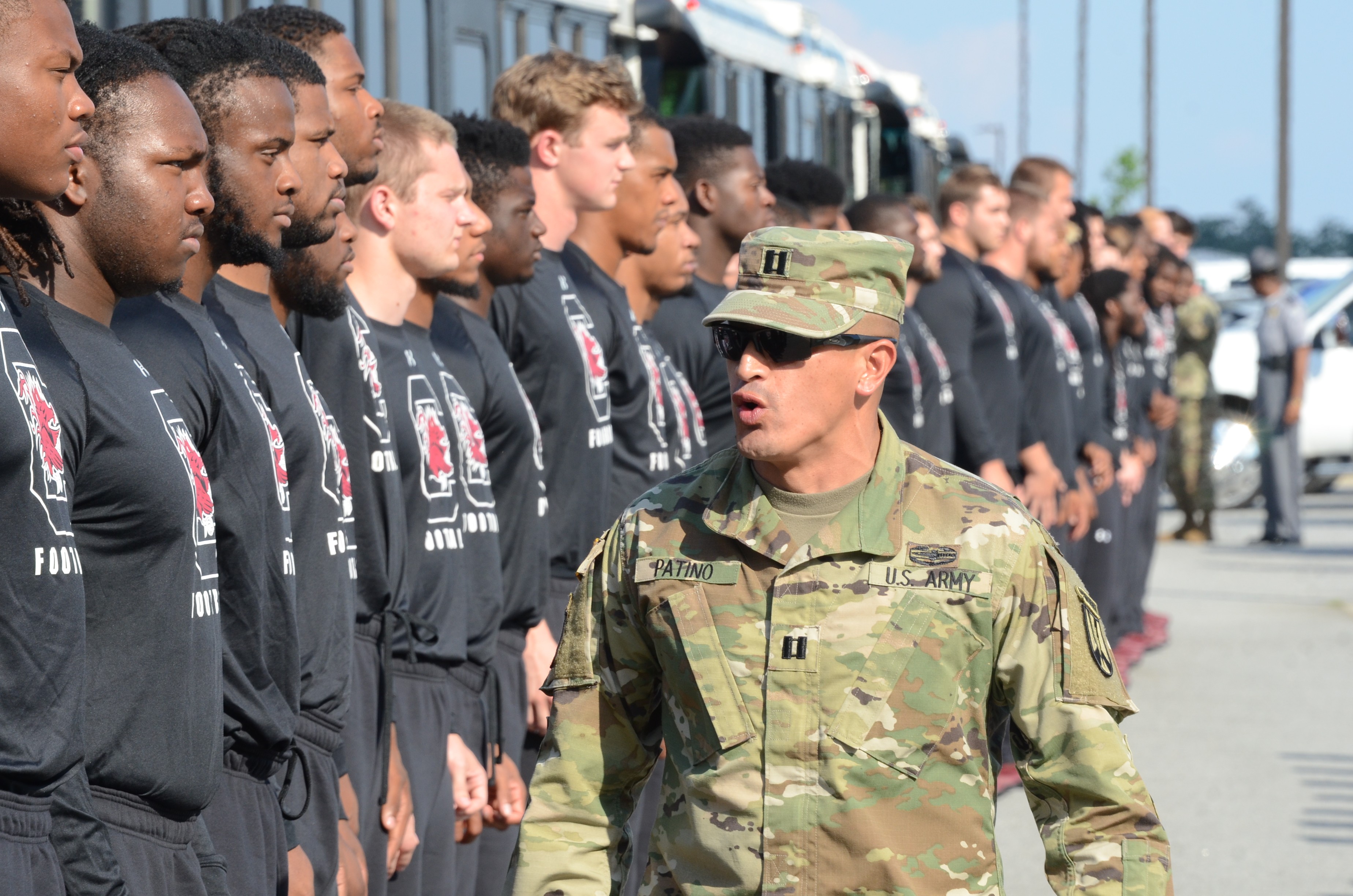 'push, Push, Push' Student-athletes Sample Fort Jackson's Wares 