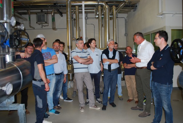 Future Italian electro-technicians visit Del Din