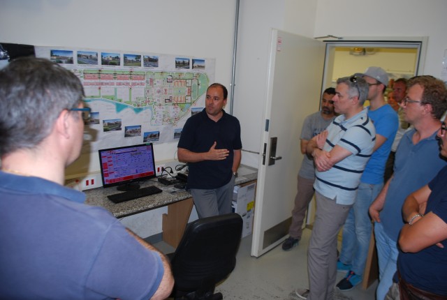 Future Italian electro-technicians visit Del Din