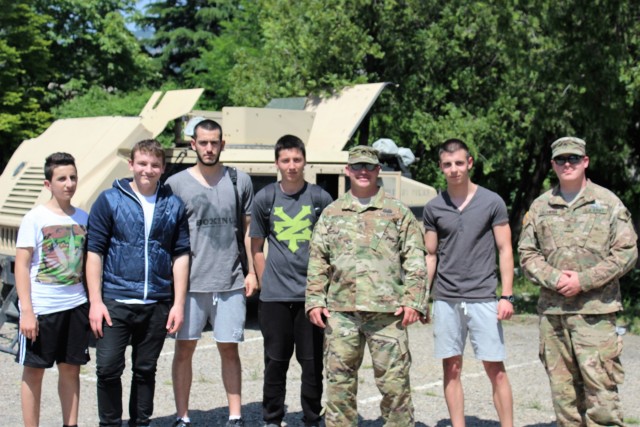 United States and Bulgarian Militaries Static Display of Mission Equipment Event
