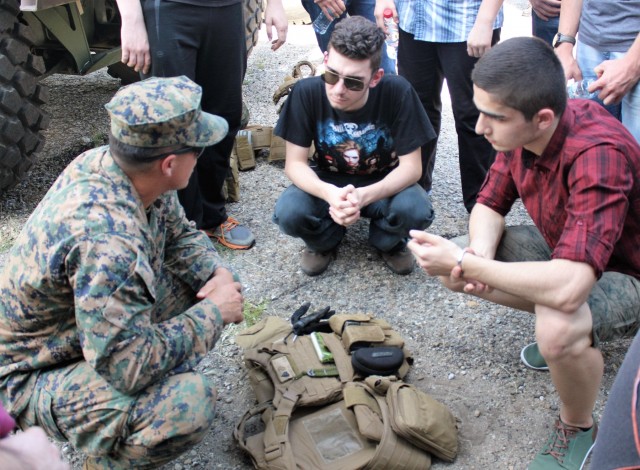 United States and Bulgarian Militaries Static Display of Mission Equipment Event