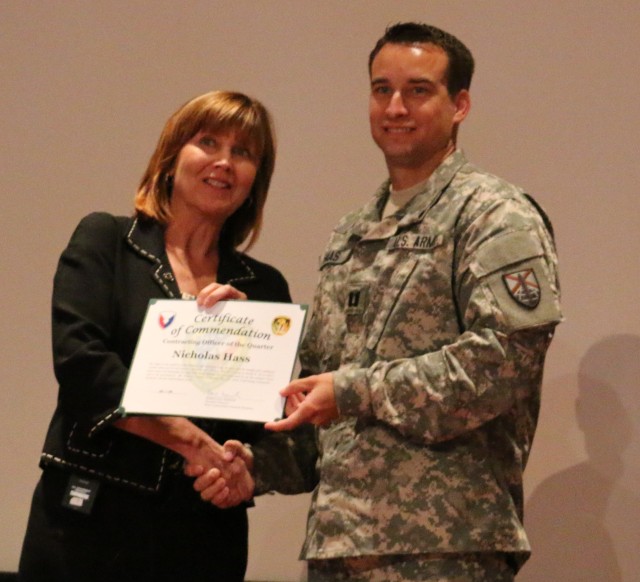 NICHOLAS HAAS NAMED CONTRACTING OFFICER OF THE QUARTER