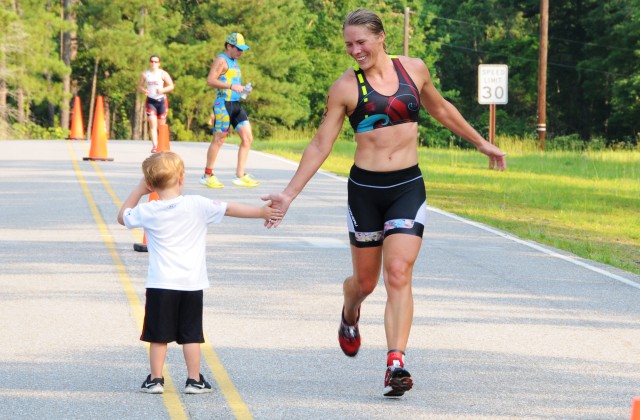 Put to the test: Competitors take on challenging Army Strong Triathlon