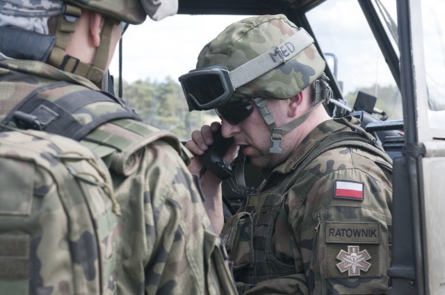 Live Mascal Training at Exercise Anakonda 2016