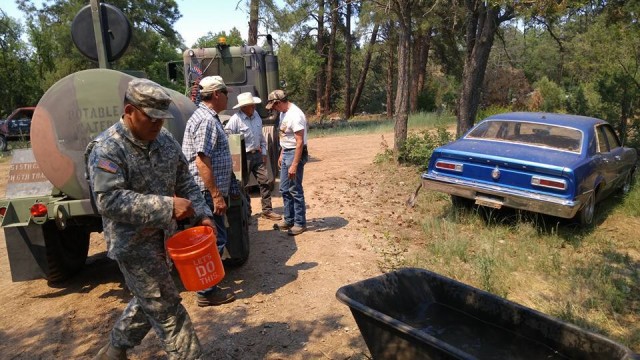 New Mexico National Guard Responds to the Dog Head Fire