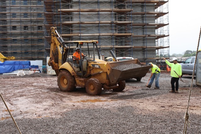 USACE Celebrates Progress of New CAB Barracks with Partners