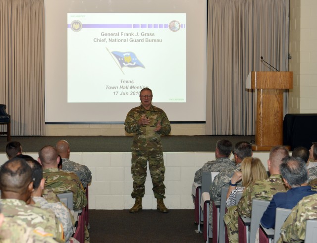 Chief of the National Guard Bureau Visits Texas National Guard