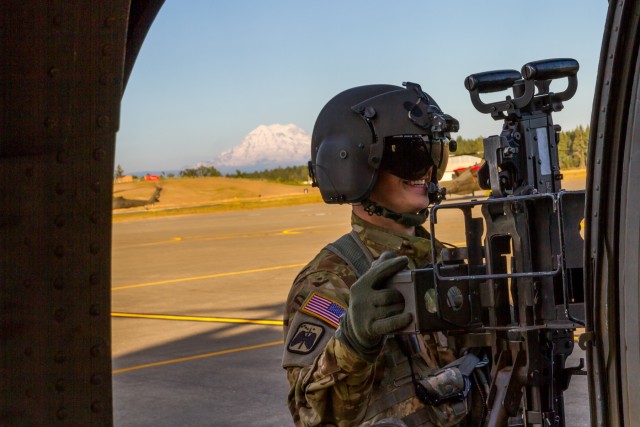 Crew Chief and Mount Rainier