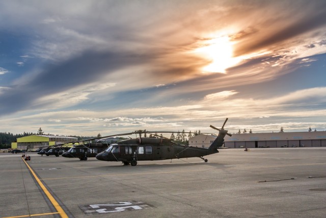 Sunset over GAAF