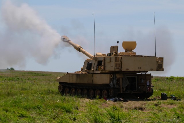 1st Battalion, 161st Field Artillery Paladins take aim