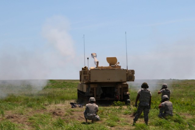1st Battalion, 161st Field Artillery Paladins take aim