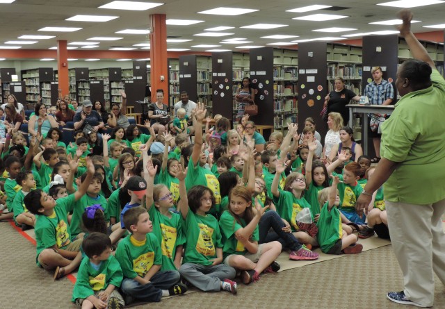 Readers swarm to kickoff event