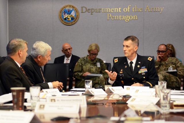 Army leaders meet with MSO/VSO representatives, June 23 at the Pentagon
