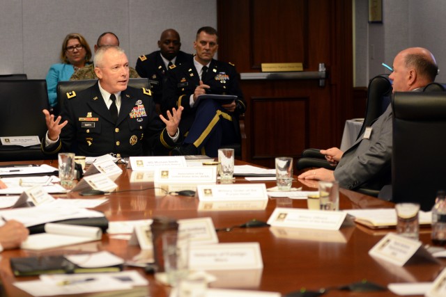 Army leaders meet with MSO/VSO representatives, June 23 at the Pentagon