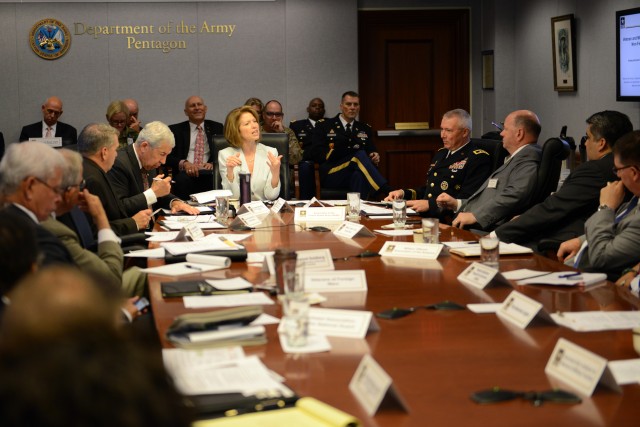 Army leaders meet with MSO/VSO representatives, June 23 at the Pentagon