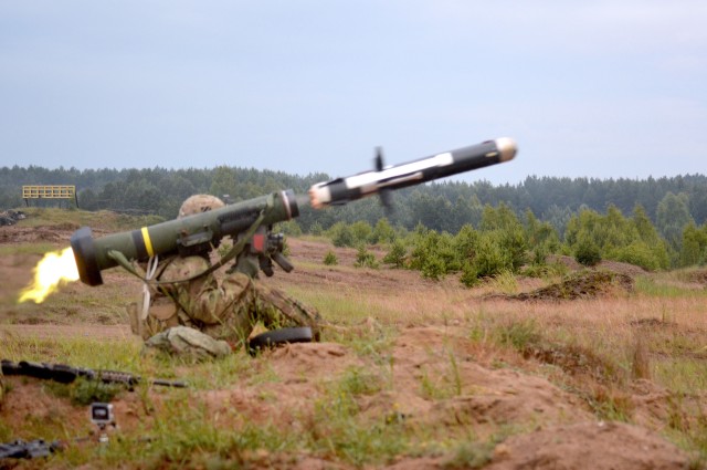 Javelin ant-tank missile at Anakonda 16