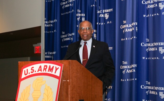 JROTC Cadets receive mentoring from Cadet Command's past leadership